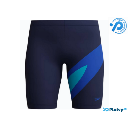 speedo hyperboom dlhe plavky panske modre