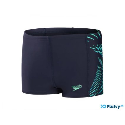 Speedo Plastisol Aquashort chlapcenske plavky casty trening
