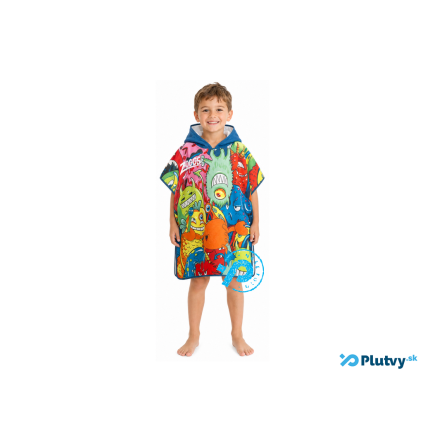 detske poncho plavecky kurz farebne