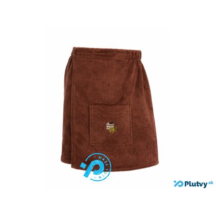 pansky kilt do sauny bavlna hnedy