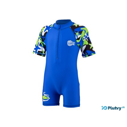 detsky overal uv ochrana beco sealife modry