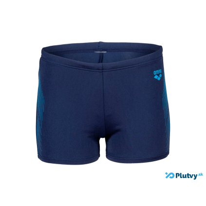 arena swim short graphic chlapcenske modre plavky