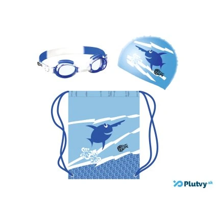 detsky plavecky set modry chlapcensky