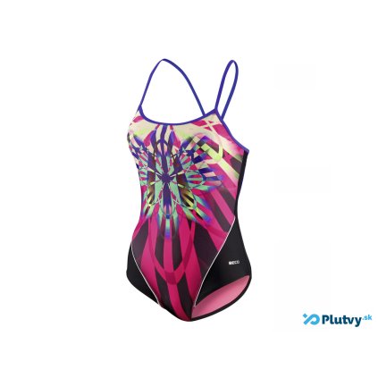 beco aqua color damske vzorove plavky cele