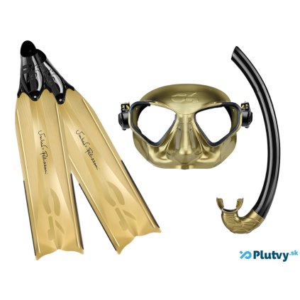 freedivingovy set aurea gold plutvy maska snorchel