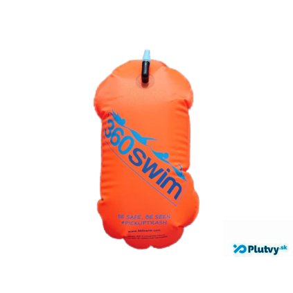 plavecka boja 360 swim tow buoy oranzova