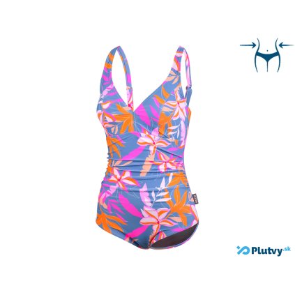 damske plavky formuju brucho boky kvetinove