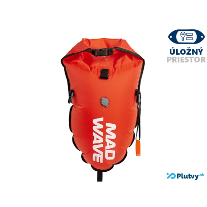 plavecka boja mad wave tow float cervena
