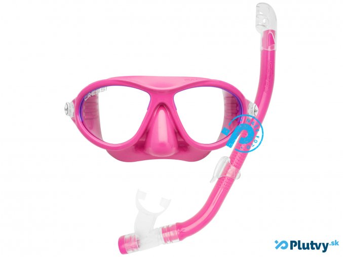 snorchlovaci set cressi moon kid colorama ruzovy pre deti a juniorov plutvy sk 2