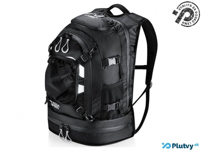 aqua speed backpack plavecky ruksak cierny