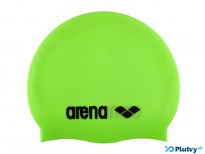 arena silicone junior detska plavecka ciapka zelena