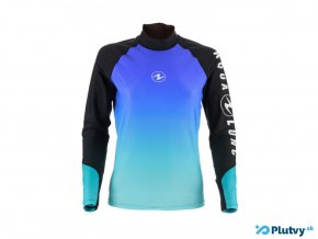 aqualung rashguard frozen blue damske tricko