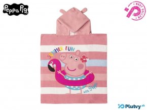 pepa pig detske poncho plavanie kupanie