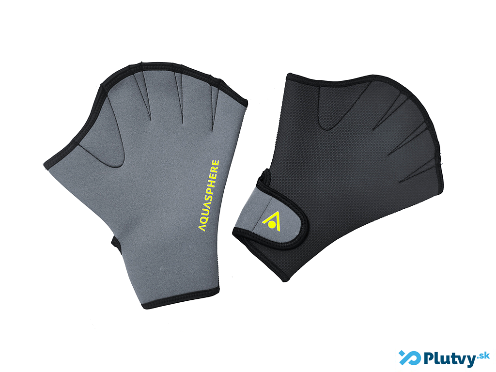 Plavecké rukavice Aqua Sphere Swim Gloves Swim Gloves Farba: šedá, Veľkosť: L
