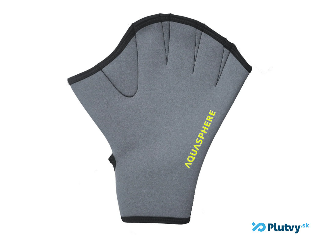 Plavecké rukavice - AquaSphere Swim Gloves Farba: šedá, Veľkosť: L