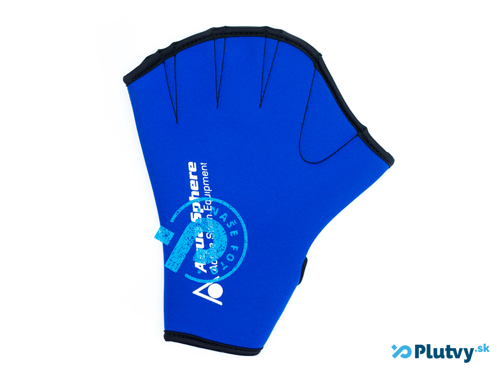 Plavecké rukavice Aqua Sphere Swim Gloves Swim Gloves Farba: modrá, Veľkosť: S