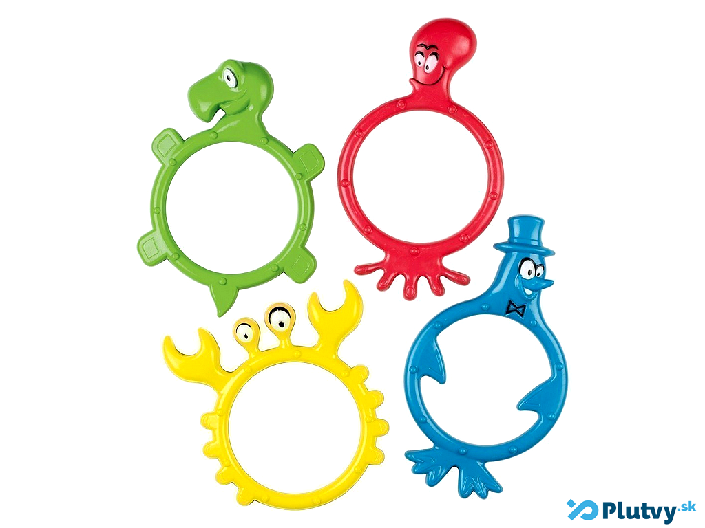 Detské hračky do vody Beco príšerky tvar: kolieska