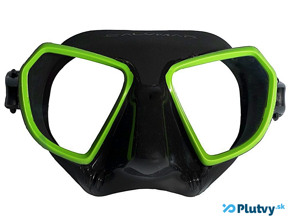 Freedivingová maska Salvimar Fluyd Noah Farba: čierno-zelená