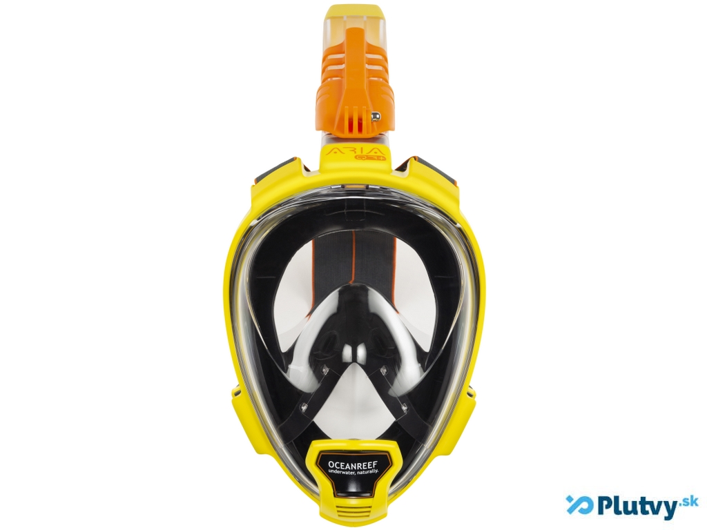 Celotvárová maska Ocean Reef Aria QR+ Farba: žltá, Veľkosť: L/XL