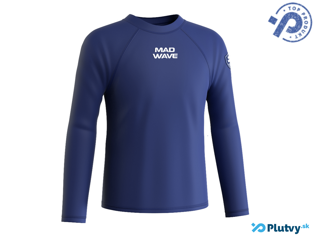 Mad Wave Long Sleeve Junior Farba: tmavomodrá, Veľkosť: 8-9