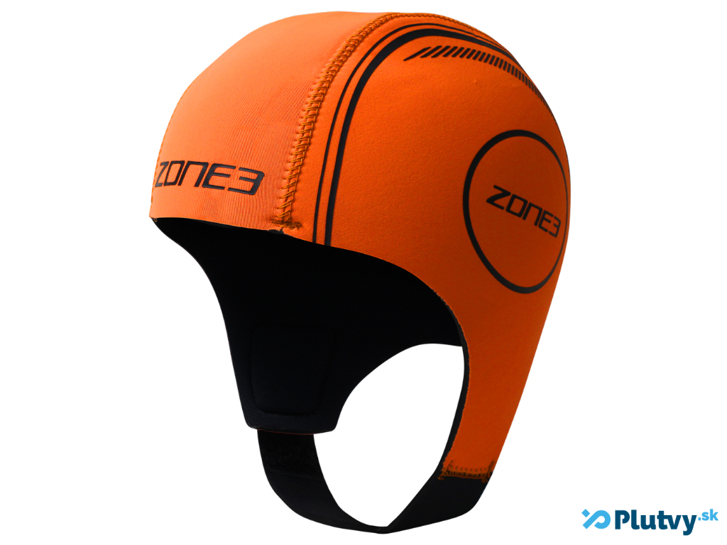 Neoprénová čiapka na triatlon Zone3 2.5MM Farba: oranžová, Veľkosť: M, Hrúbka: 2,5 mm