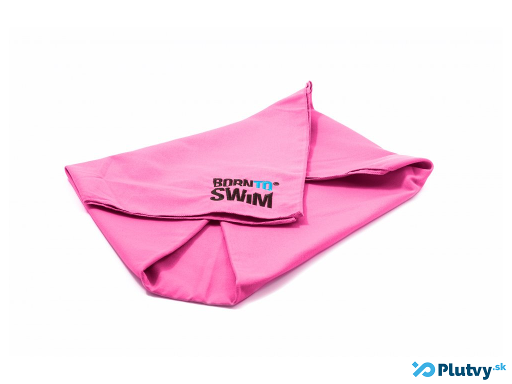 Plavecký uterák BornToSwim Microfibre towel Farba: ružová