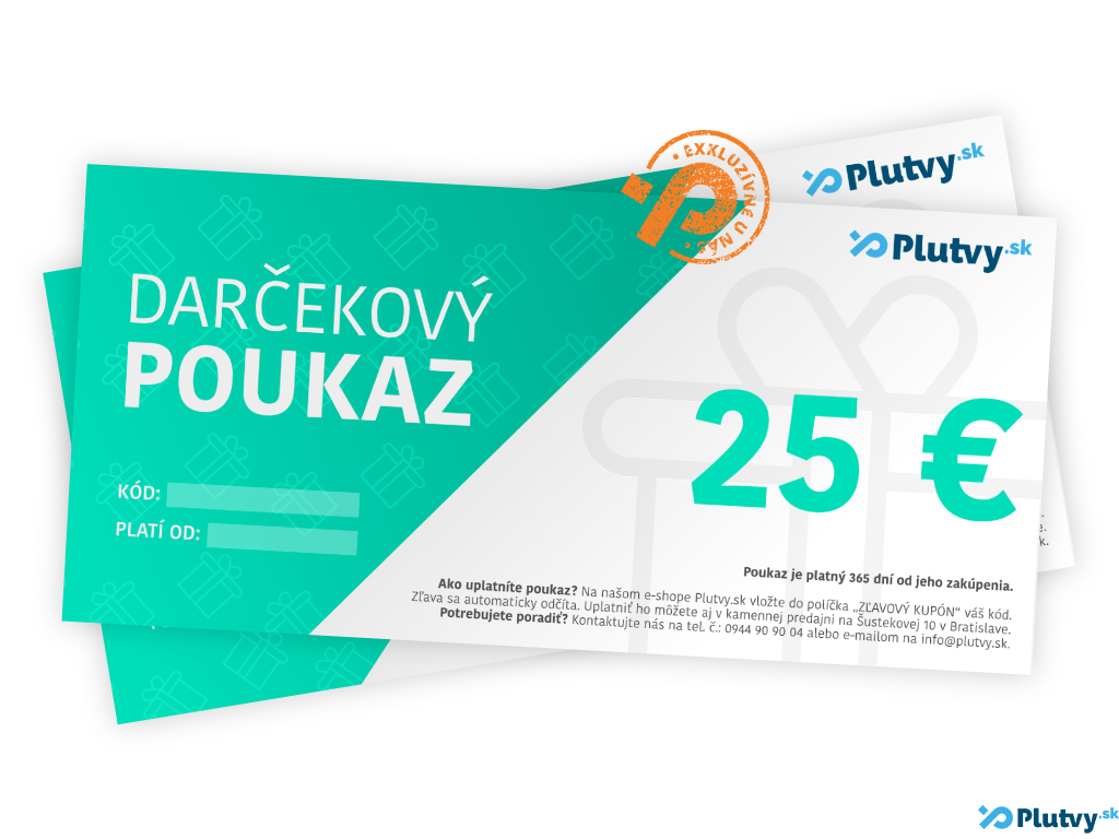 Darčekový poukaz 20€ hodnota: 25€