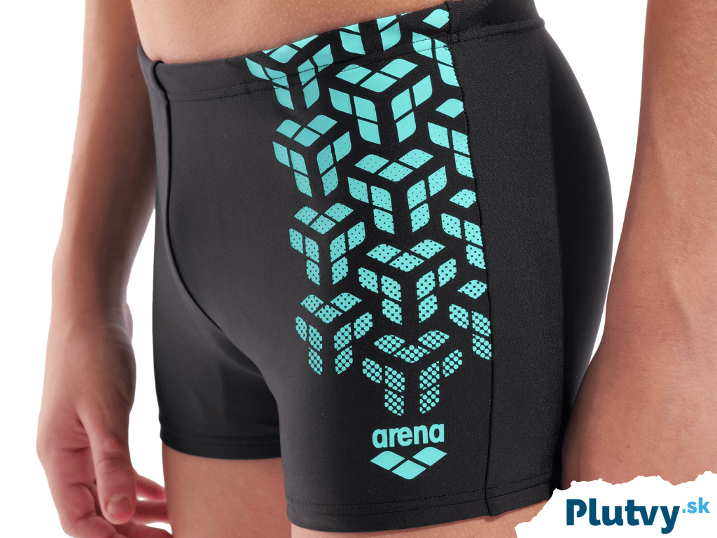 Arena Kikko V Swim Short Graphic Farba: čierno-modrá, Veľkosť: D 140