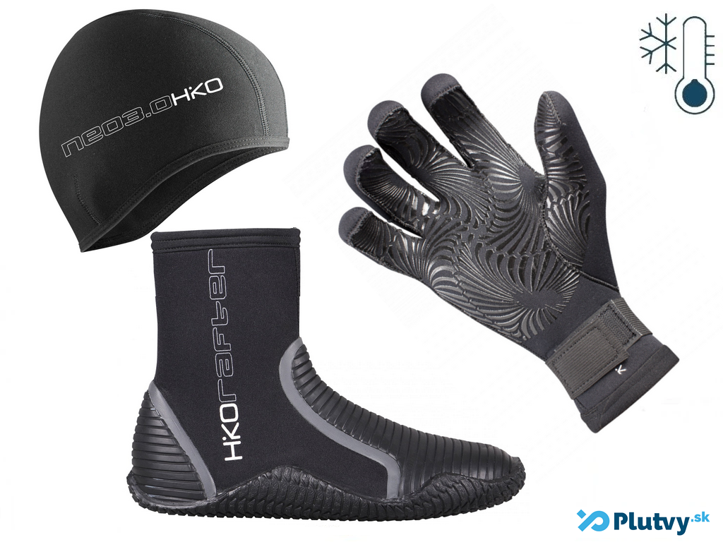 THERMO - set na otužovanie Obuv: 37, rukavice: XS, Čiapka: S/M