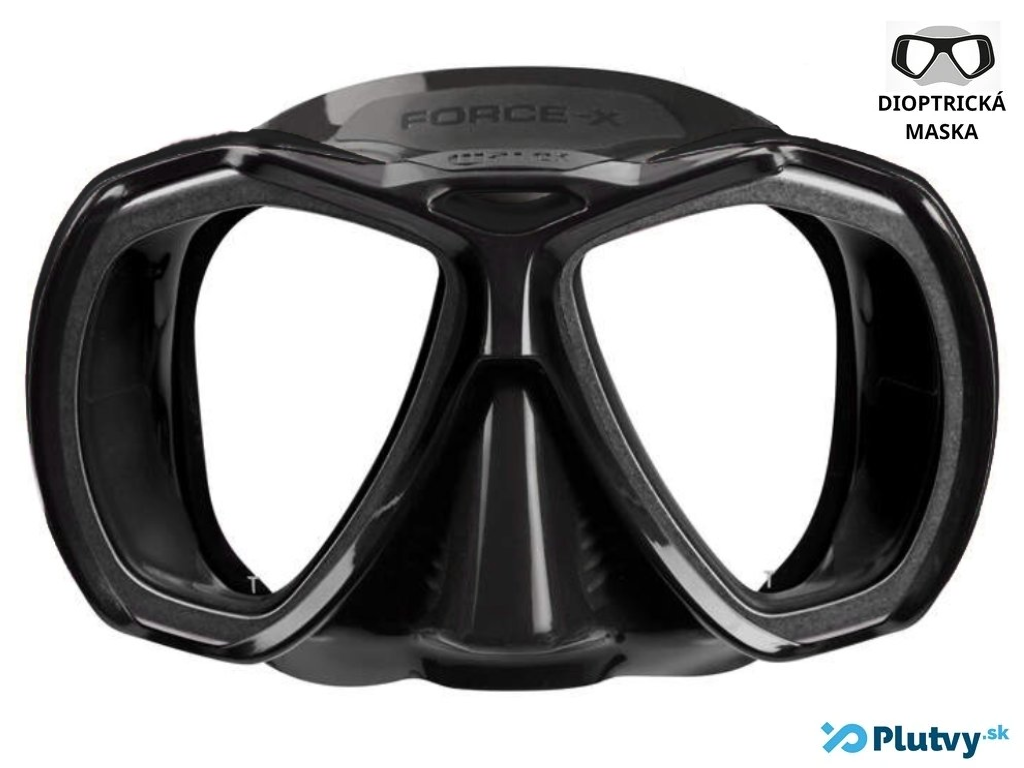 Dioptrická potápačská maska - Mares Force-X+ Dioptrie: +3,0 pravá