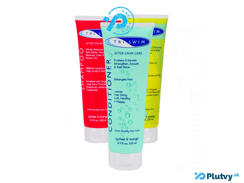 Darčekový set plaveckej kozmetiky sprchový gél + šampón + kondicionér