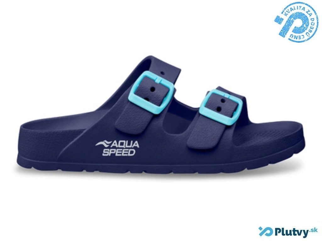 Detské šlapky - Aqua-Speed Laredo - farebné Farba: tmavomodrá, Veľkosť: 28