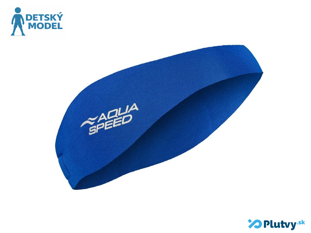 Neoprénová čelenka - Ear Band - pre deti Farba: modrá