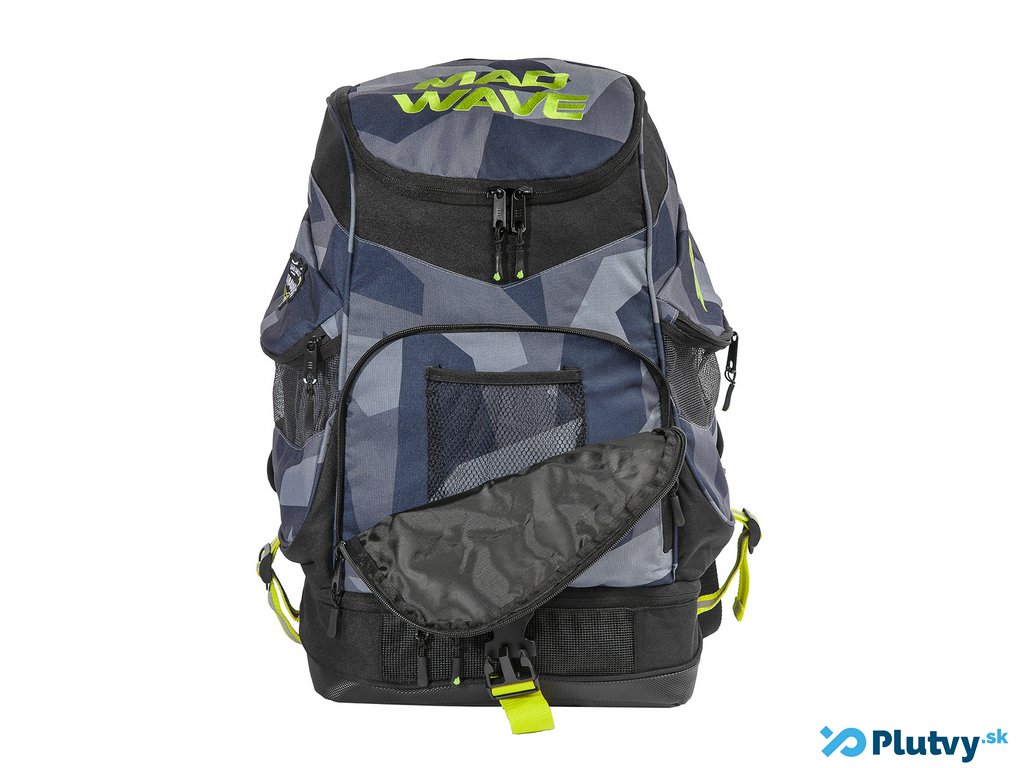 Mad Wave Team - plavecký batoh 42 litrový Farba: maskáčová, Objem: 42 litrov