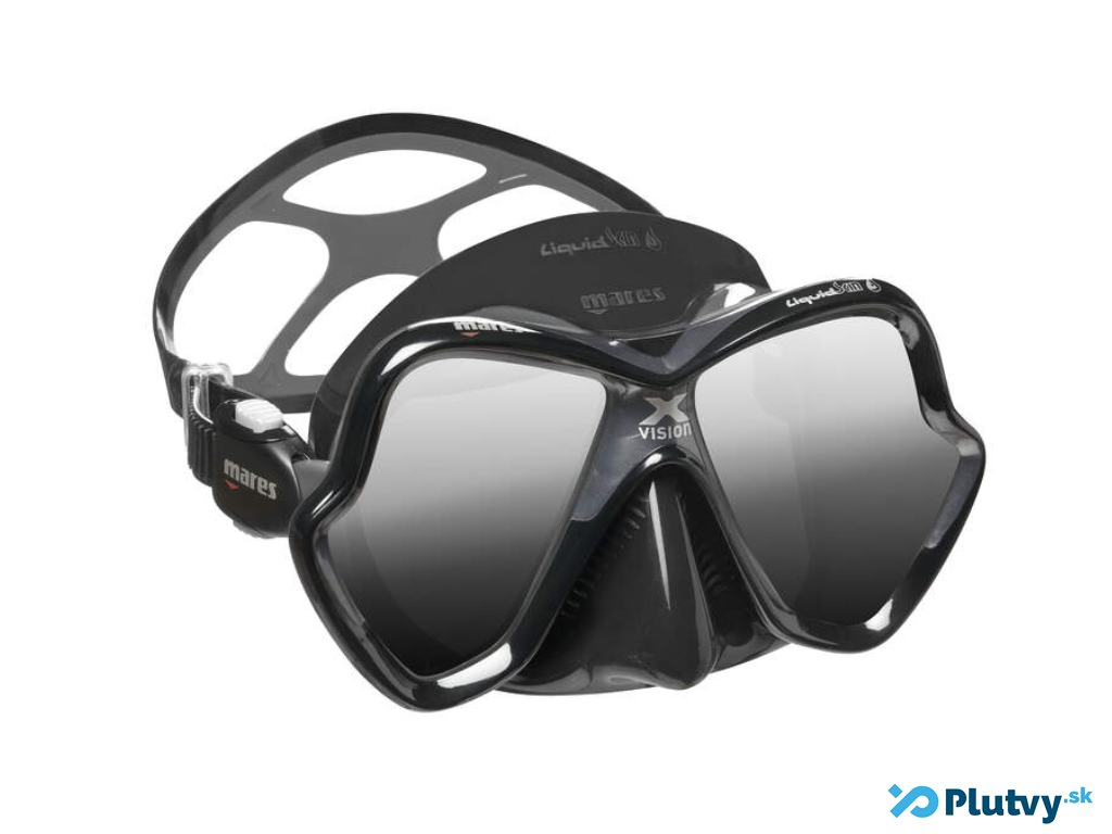 Mares X-Vision Ultra Liquid Skin Farba: čierna, šošovky: strieborné