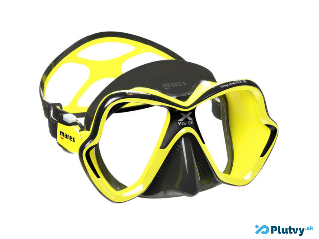 Mares X-Vision Ultra Liquid Skin Farba: neonová žltá, Silikón: čierny