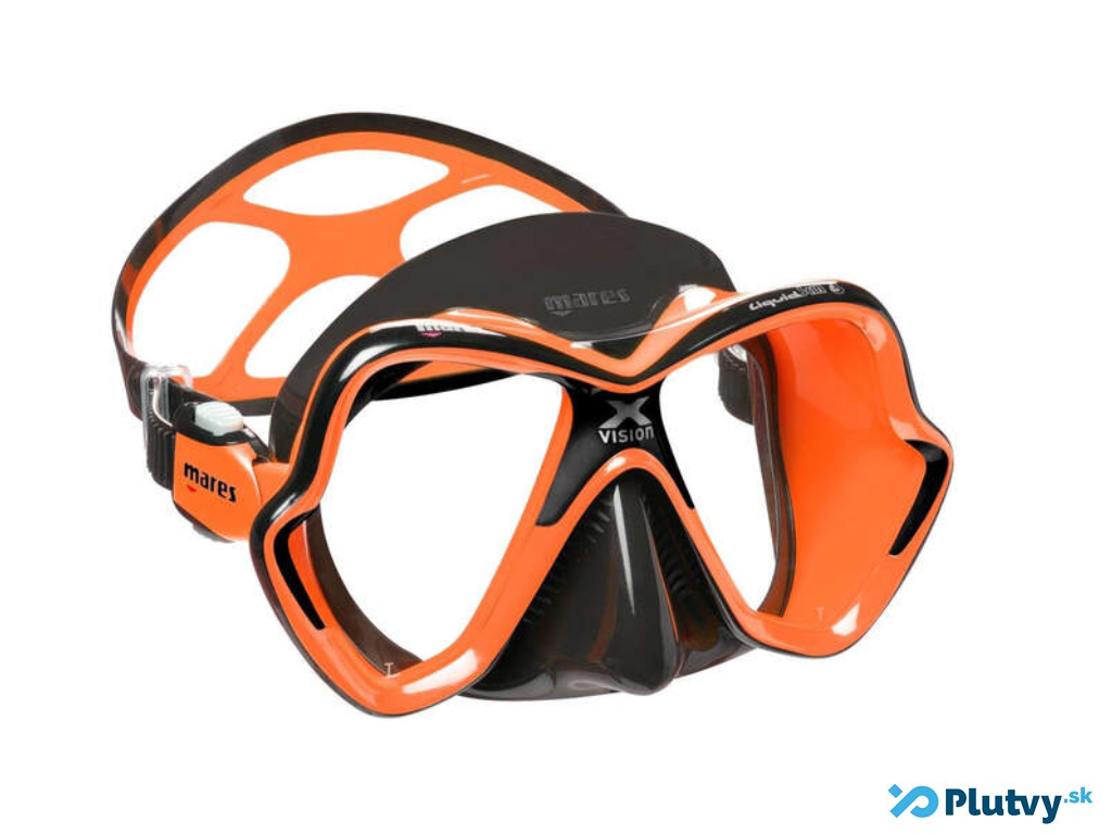 Mares X-Vision Ultra Liquid Skin Farba: oranžová, Silikón: čierny