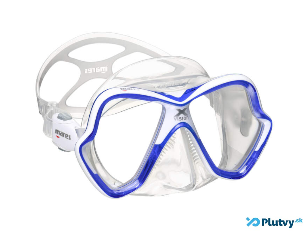 Mares X-Vision Farba: modrá, Silikón: priehľadný