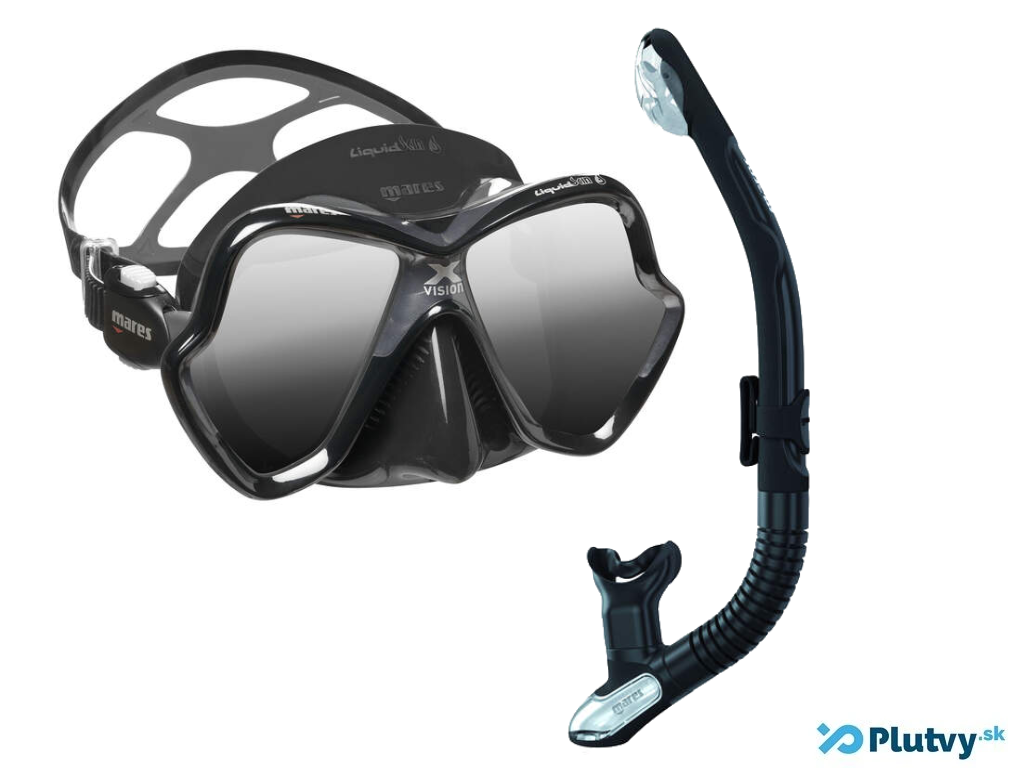 Mares Alpha Dry Farba: čierna, šošovky: čierne zrkadlové