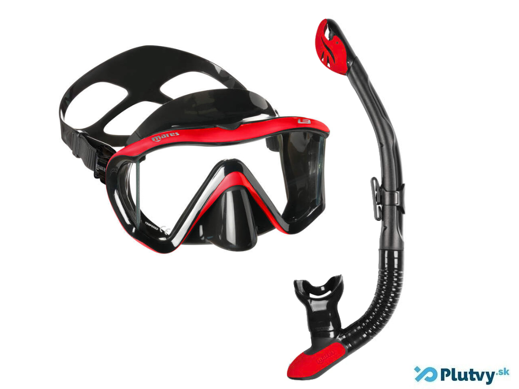 Mares Panoramatic Farba: čierno-červená, Silikón: čierny