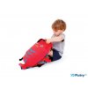 detsky ruksak cerveny vodotesny lahky