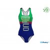 beco aqua suit jednodielne plavky zelene modre