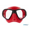 aqualung micromask x freediving maska cervena