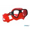 aqualung micromask x freediving maska cervena farba