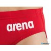 arena solid brief junior chlapec cervene