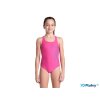 arena swimsuit pro back ruzove plavky cele