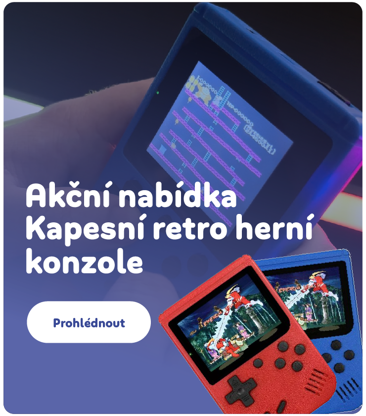 Akční nabídka kapesní konzole