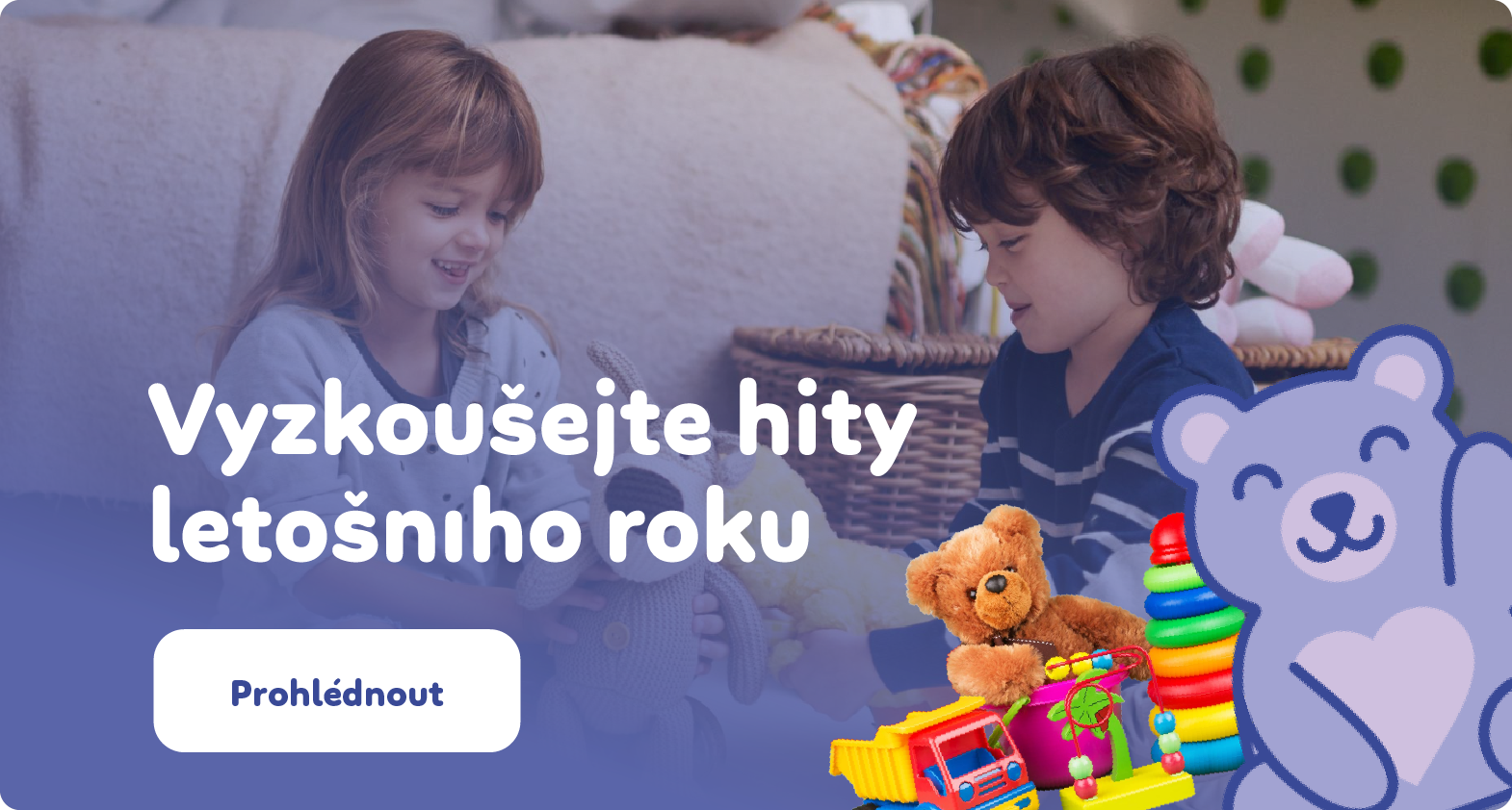 Banner akce plyšák