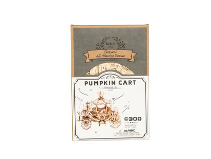 Rolife Pumpkin Cart TG302 – 3D dřevěné puzzle (Kouzelný kočár)