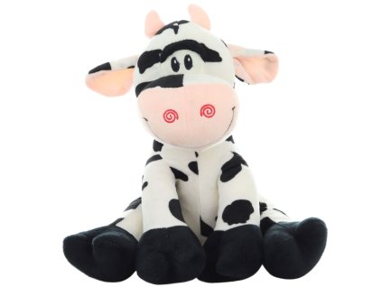 Plyšová kravička černo-bílá – Lamps